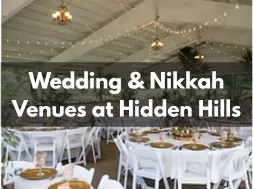 Wedding & Nikkah Venues at Hidden Hills