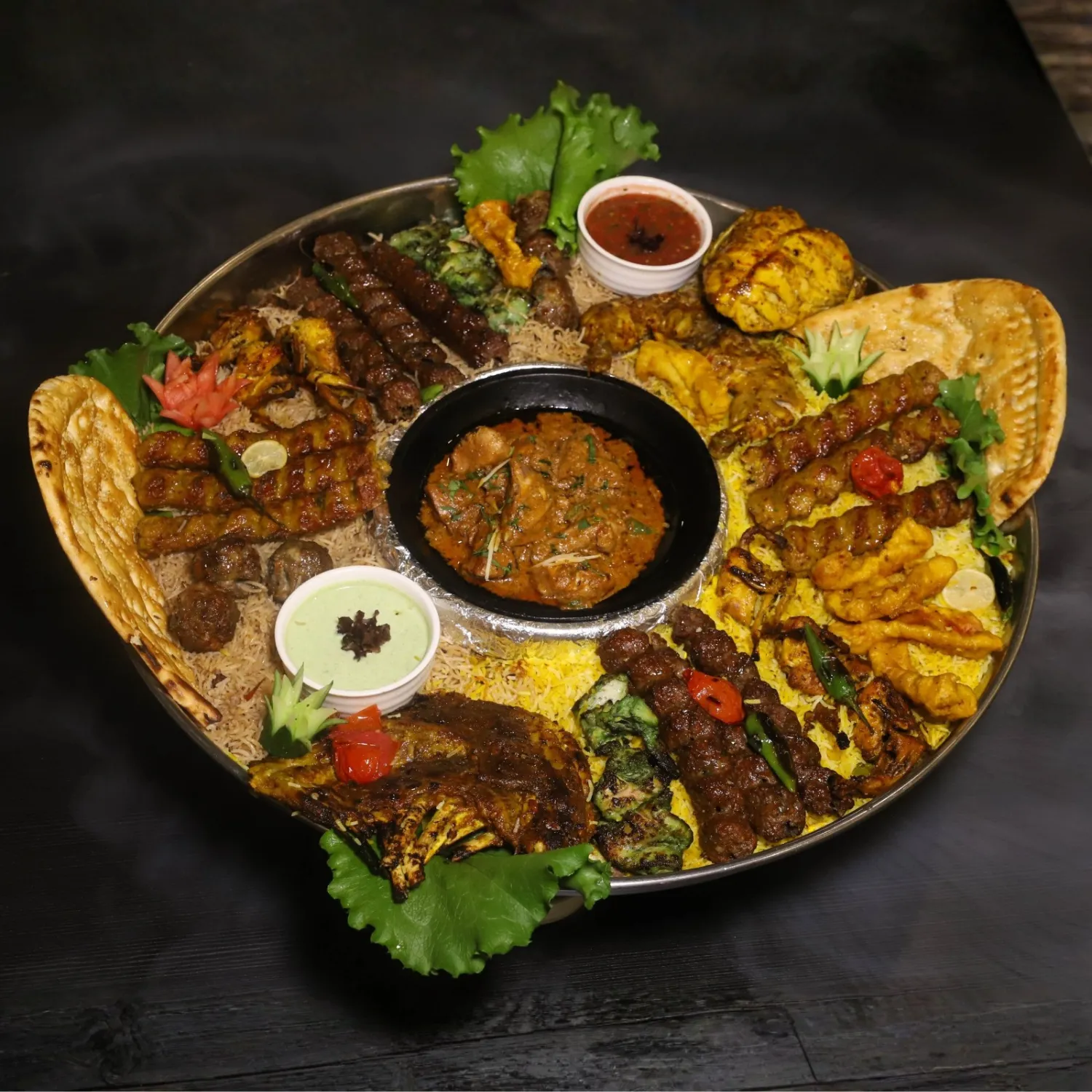 A Feast of Flavors BBQ Platter