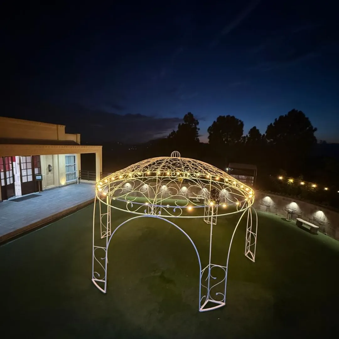 Barqa Ballroom Outdoor View at Hidden Hills Mansehra