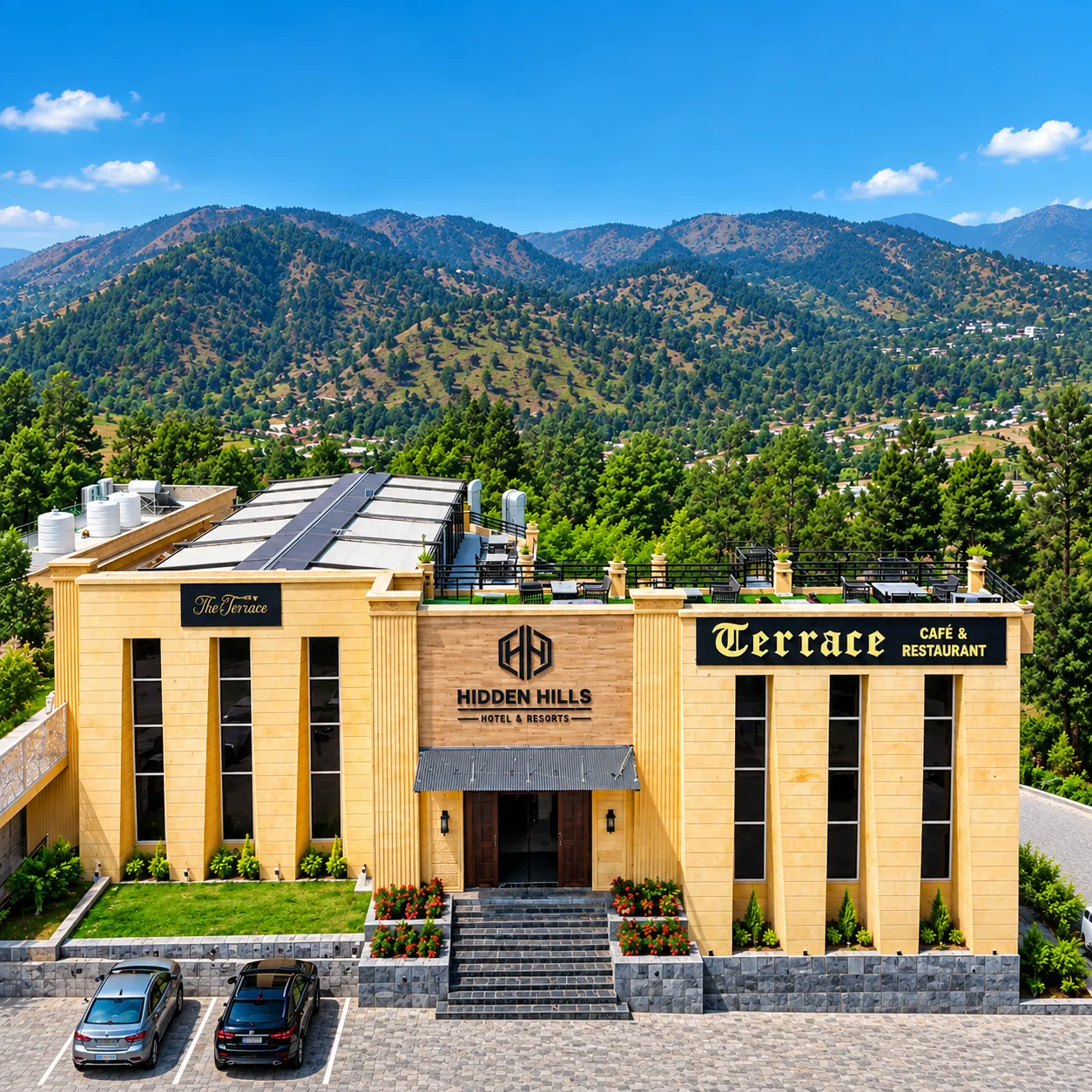 Verifying hotel location before booking a stay in Mansehra