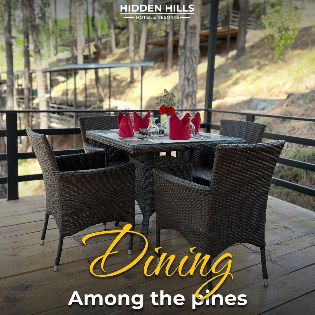 Dining in Nature at Hidden Hills Mansehra