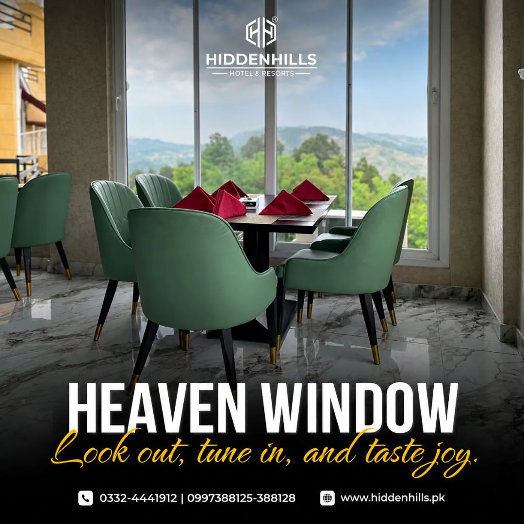 Dining With Beautiful Views at Hidden Hills Mansehra