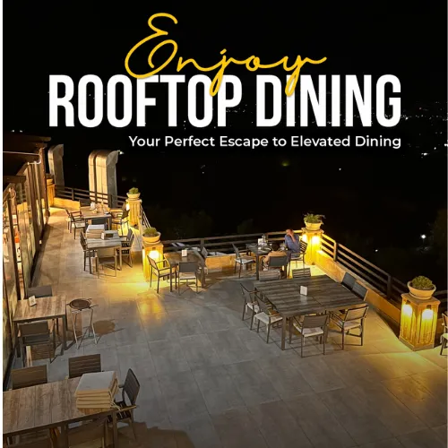 Elevated Rooftop Dining at Hidden Hills Hotel and Resorts