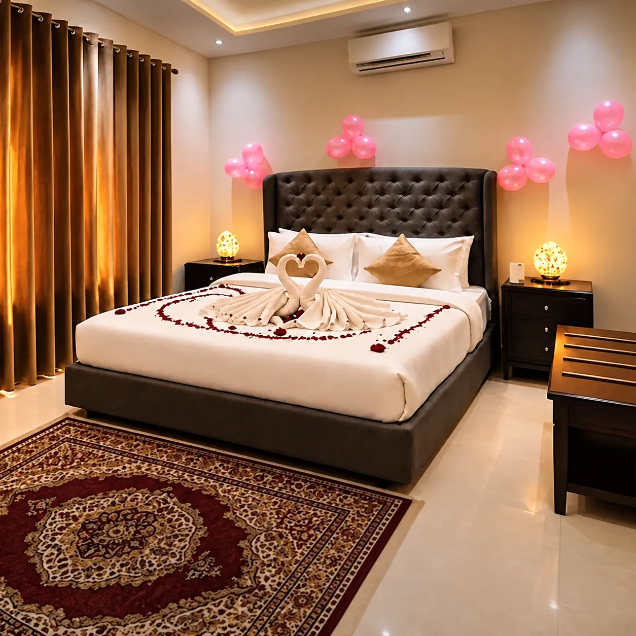 Honeymoon suite at Hidden Hills Mansehra
