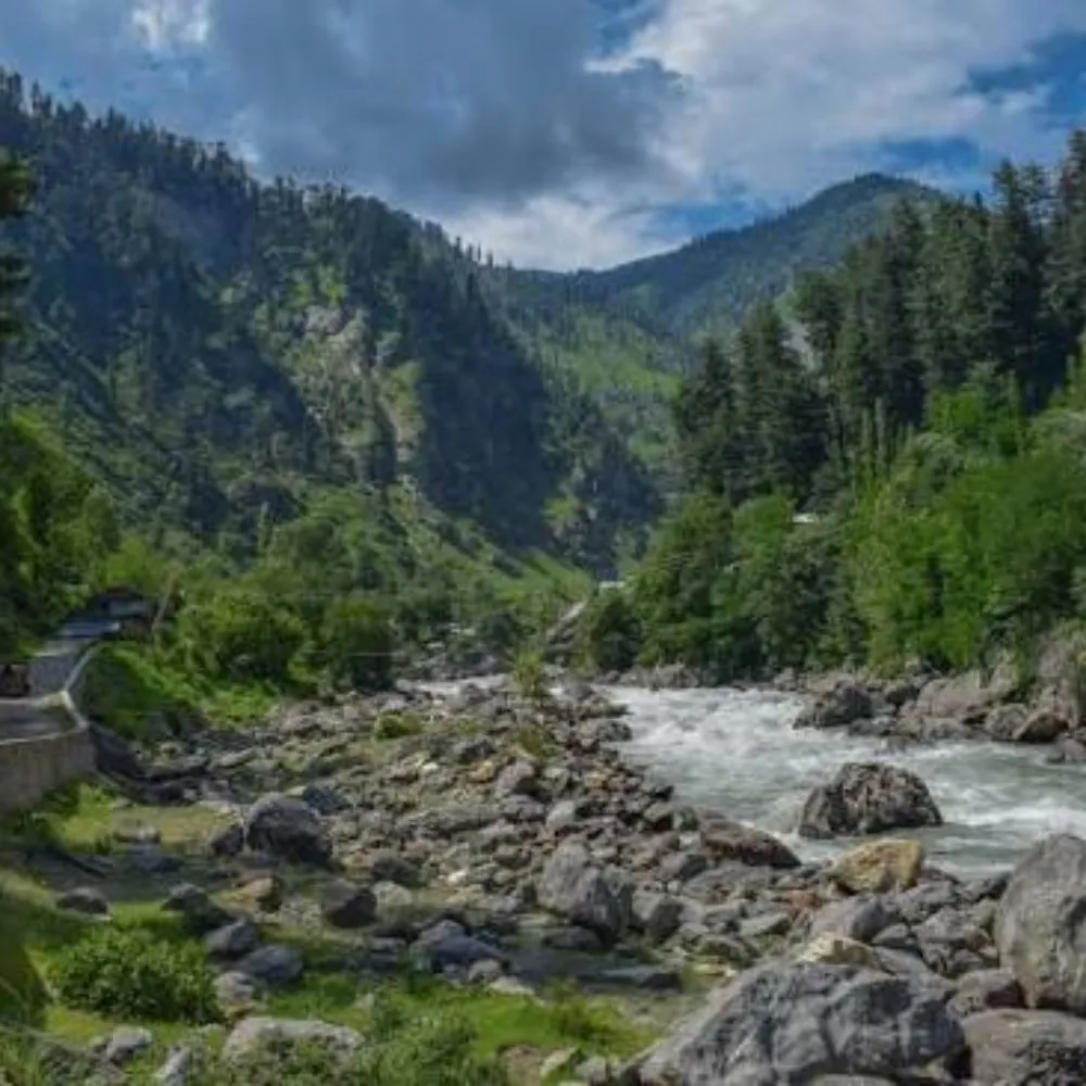 Kaghan Valley and Kunhar River near Mansehra