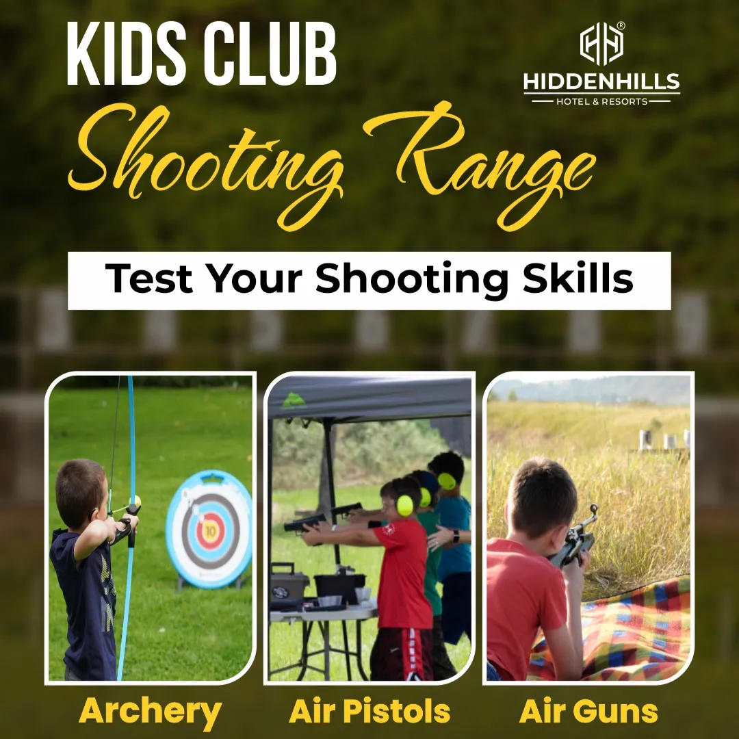 Kids Club Shooting Range at Hidden Hills Hotel and Resorts