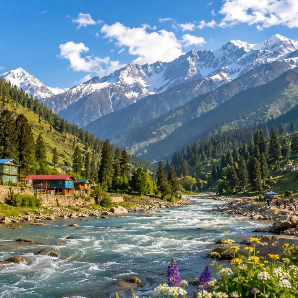 Scenic mountain weather in Mansehra Khyber Pakhtunkhwa