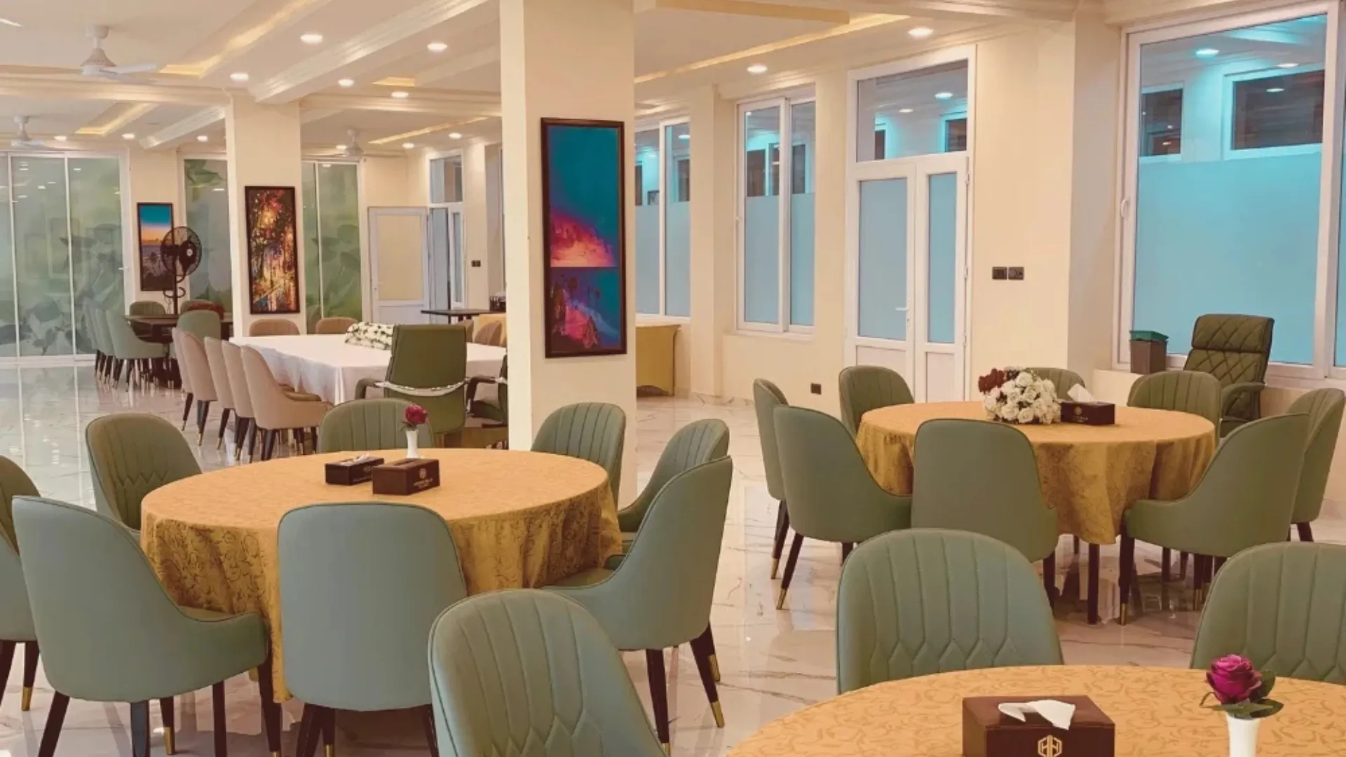 Corporate meeting hall at Hidden Hills, corporate event venue in Mansehra