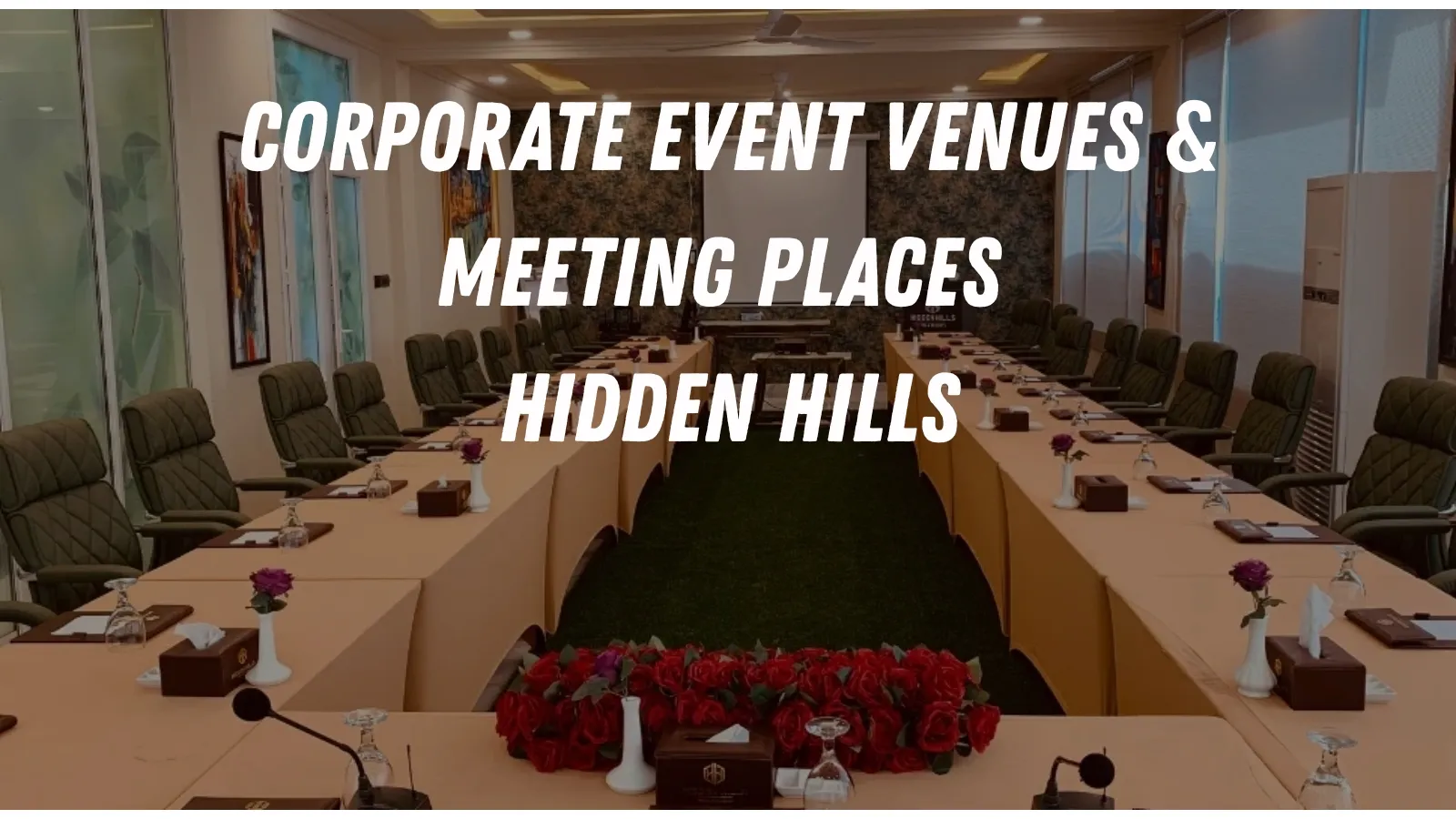 Booking a corporate event venue in Mansehra at Hidden Hills