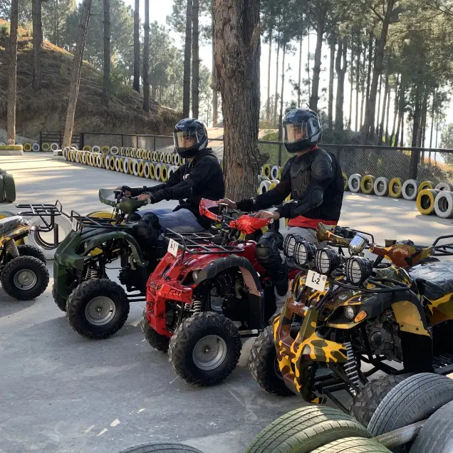 Outdoor team-building space at Hidden Hills corporate venue in Mansehra