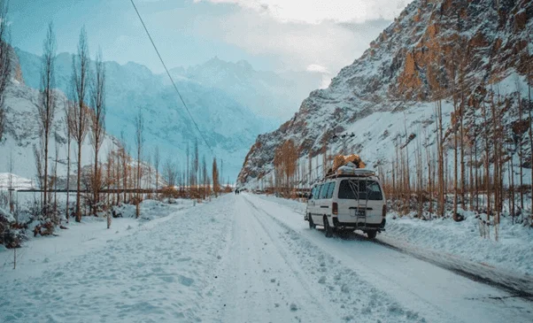 Winter Retreat in Pakistan Snow View